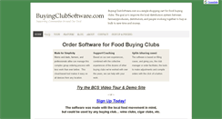 Desktop Screenshot of buyingclubsoftware.com